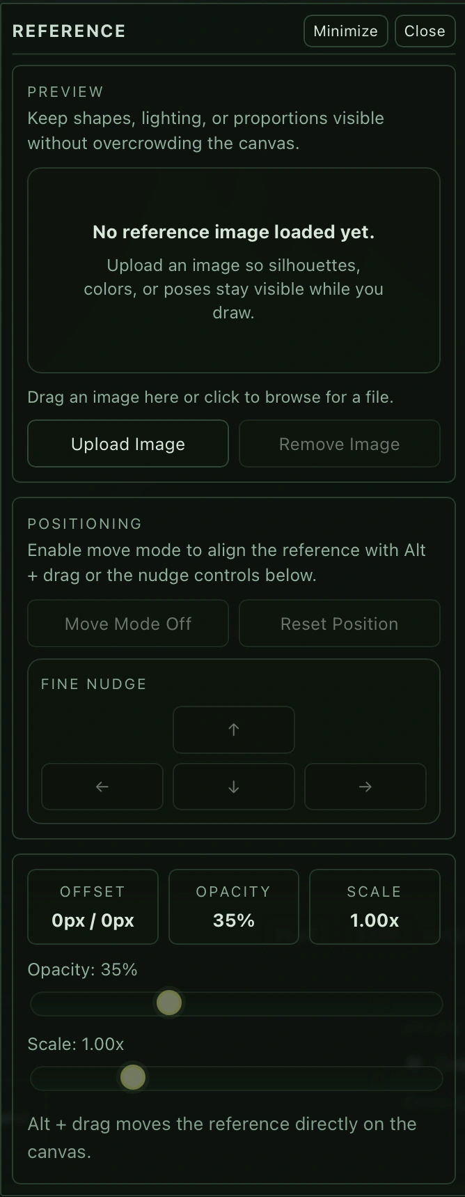 References feature in the product workspace